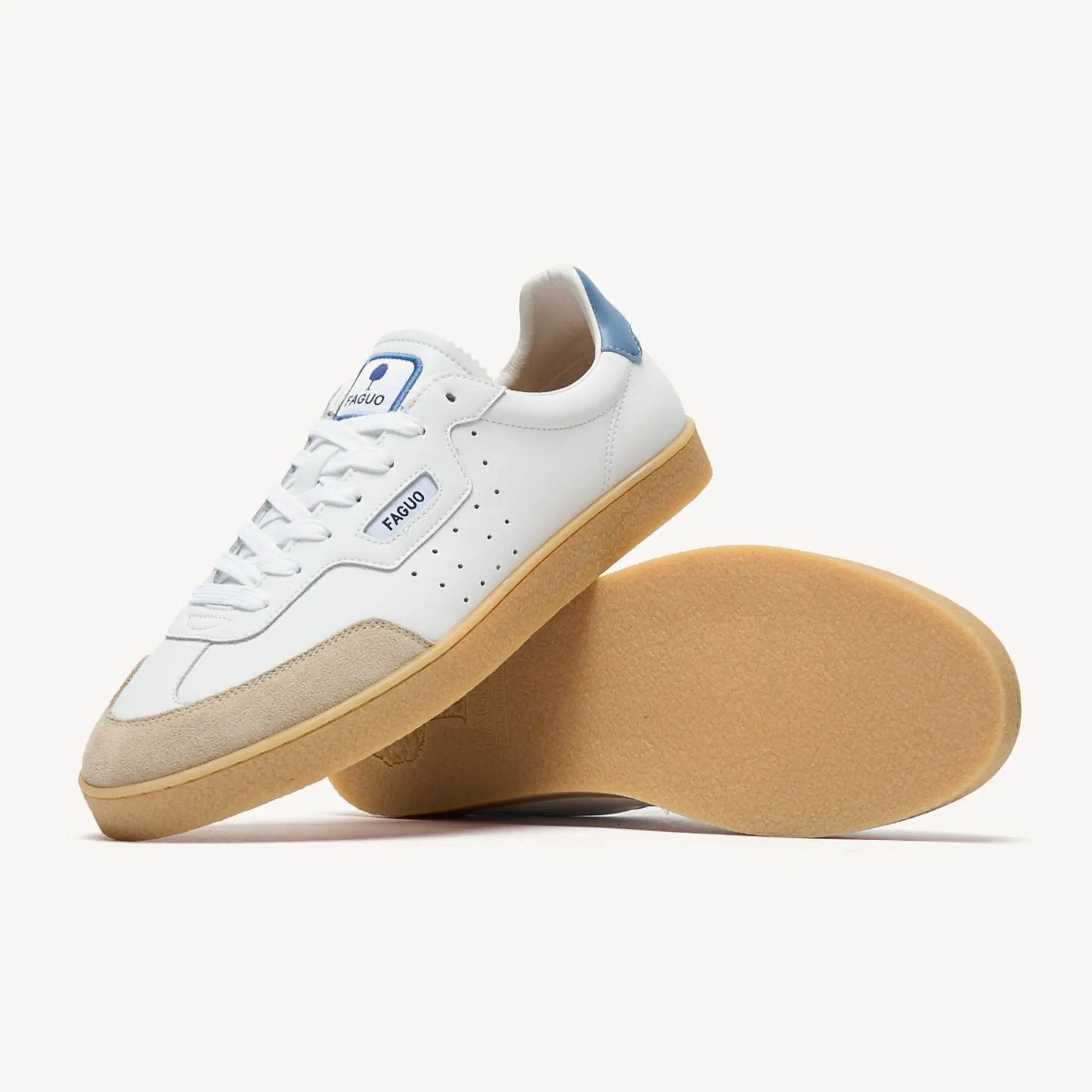 BASKETS LUMBO BLANC & BLEU CIEL – Image 4