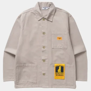CANVAS CHORE SHIRT - STONE