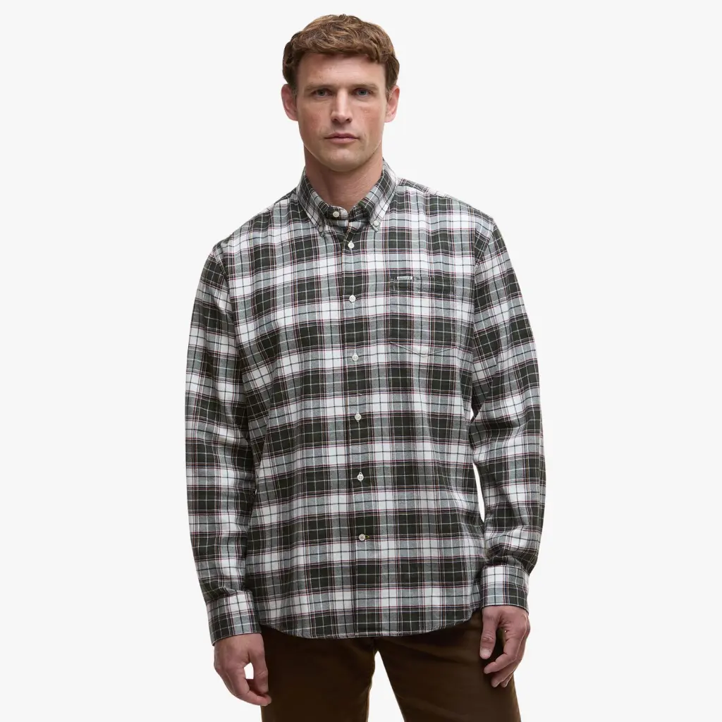 CHEMISE TELFIED OLIVE – Image 3