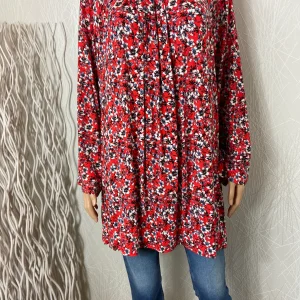 Blouse fleurie coupe ample manches longues grande taille 8XL CISO