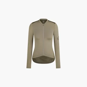 Rapha Maillot Femme Pro Team Manches Longues Khaki Moss Green