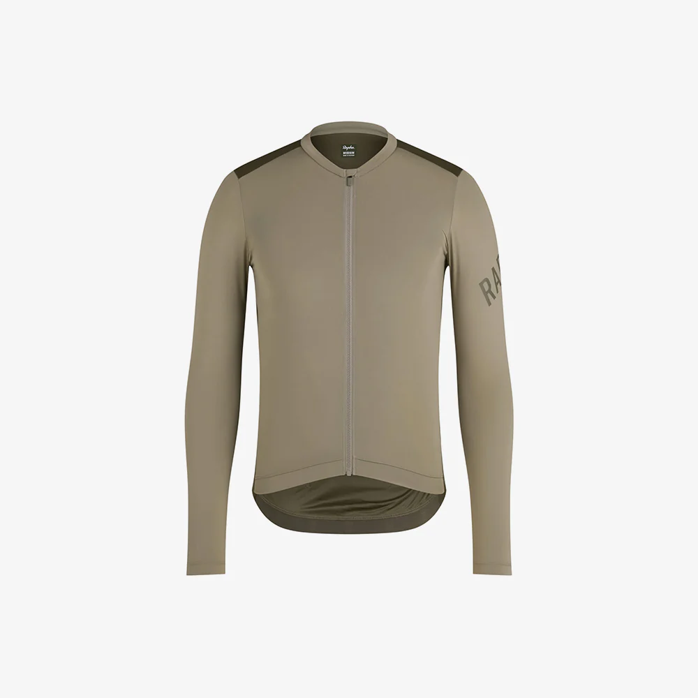 Rapha Maillot Pro team Lightweight Manches Longues Khaki Moss Green – Image 2