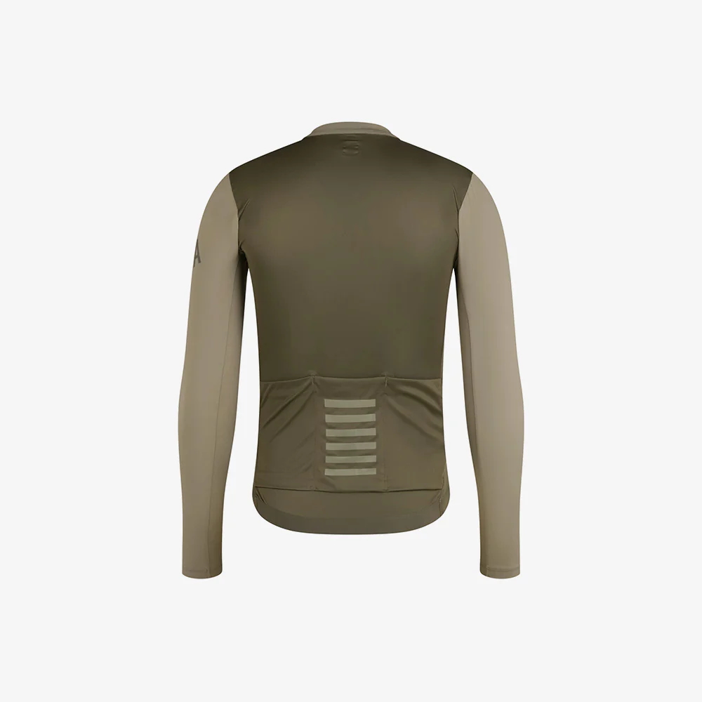 Rapha Maillot Pro team Lightweight Manches Longues Khaki Moss Green – Image 3