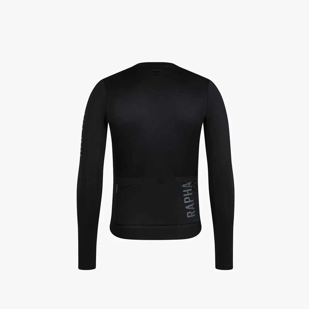 Rapha Maillot Pro Team Long Sleeve Lightweight III Black – Image 3