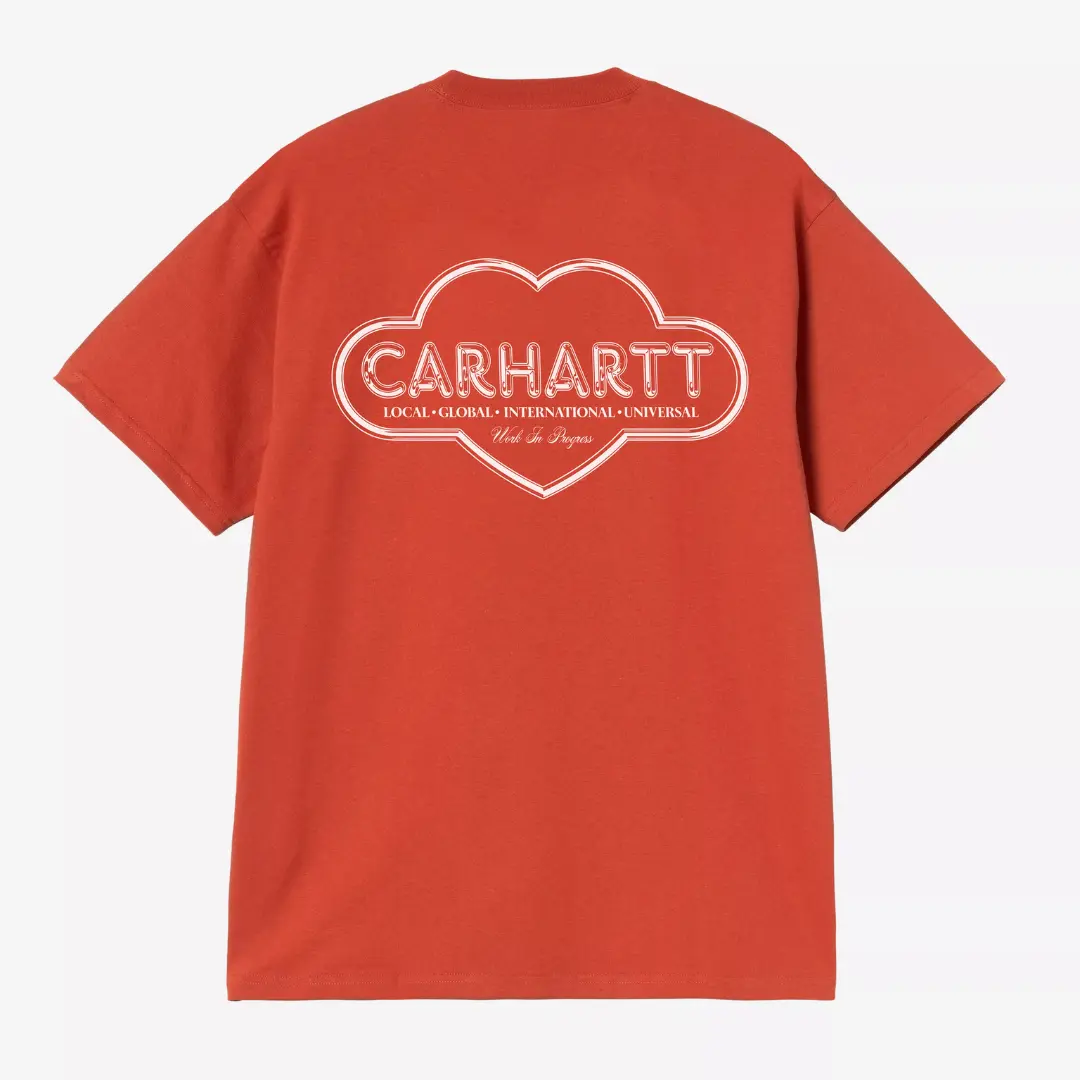 T-SHIRT CLOUD HEART - OXIDE RED – Image 3