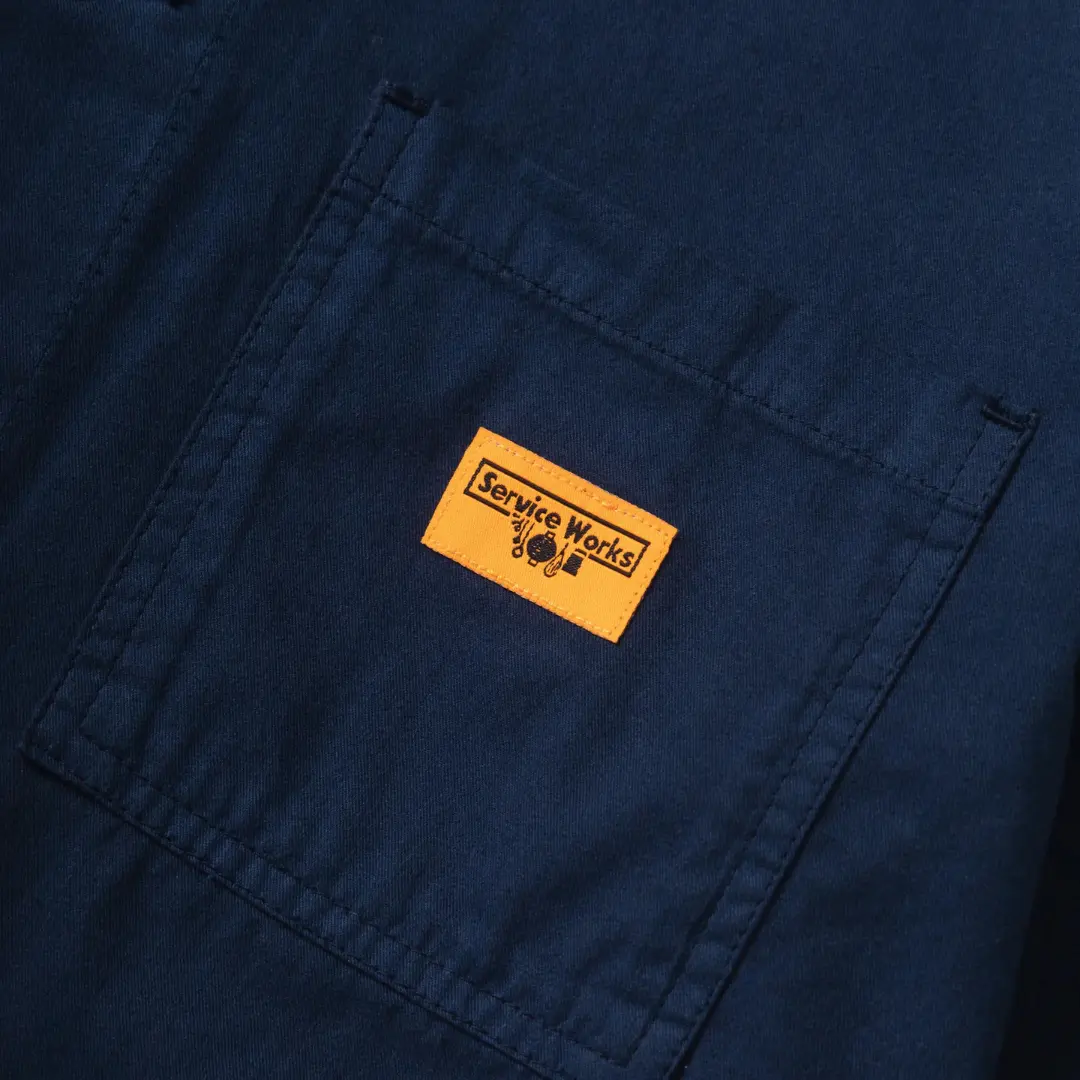 TWILL CHORE SHIRT - DARK NAVY – Image 7
