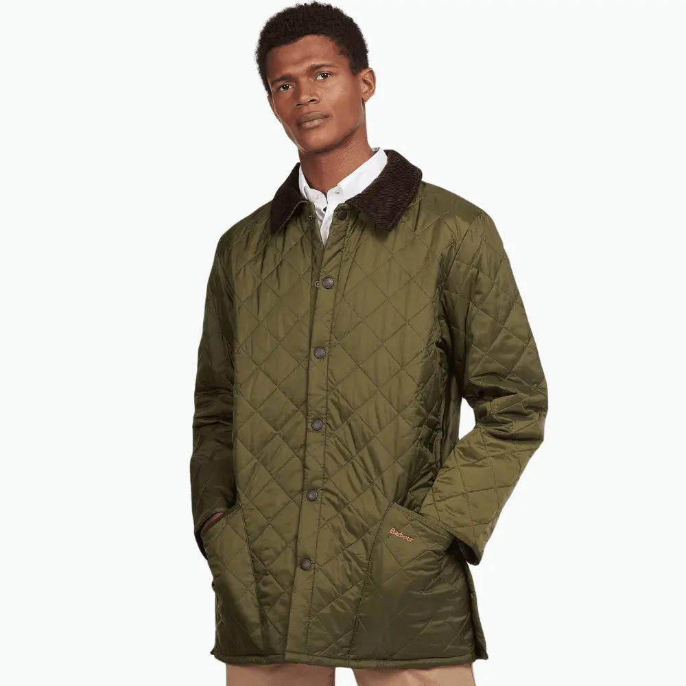 VESTE MATELASSÉE LIDDESDALE OLIVE – Image 3