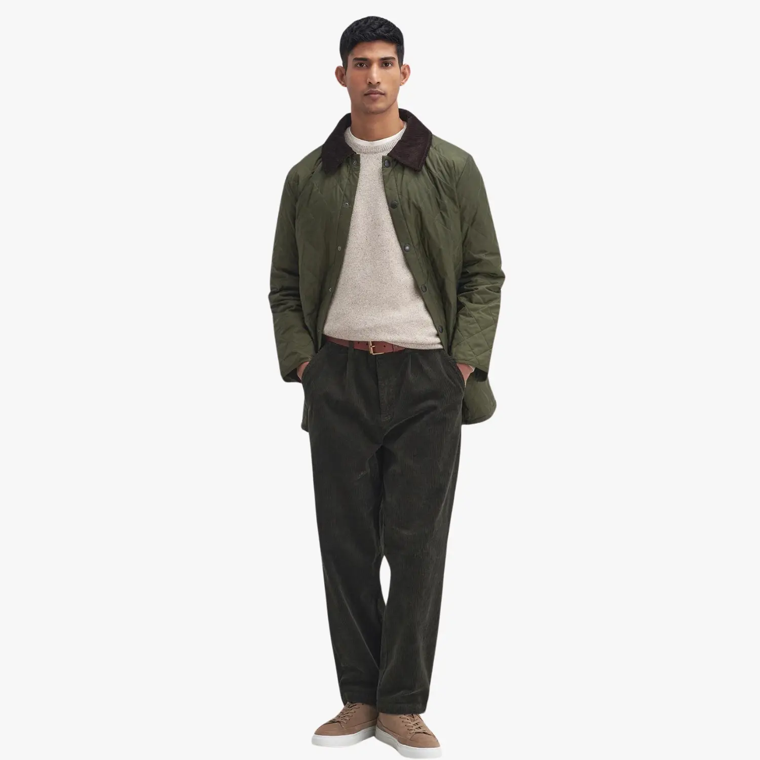 VESTE MATELASSÉE HERITAGE LIDDESDALE OLIVE – Image 4