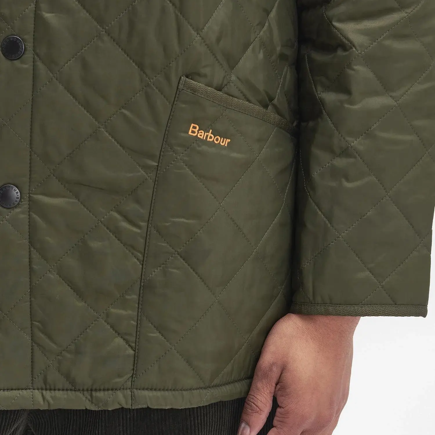 VESTE MATELASSÉE HERITAGE LIDDESDALE OLIVE – Image 8