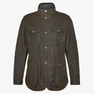 VESTE WAX OGSTON OLIVE