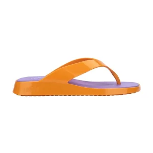 Melissa Brave Flip Flop Ad-Orange/Lilac